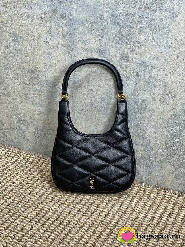 Bagsaaa YSL Sade hobo in lambskin black - 19 X 21 X 4 CM - 1