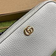 Bagsaaa Gucci GG Marmont Super Mini Shoulder Bag 772759 Light Gray - 18.2x11x4 cm - 4