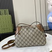 Bagsaaa Gucci GG Emblem Small Shoulder Bag 815218 - 24.5x16x6cm - 1