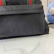 Bagsaaa Gucci Large tote bag with Gucci logo 802172 black nylon - 46 x 32 x 15 cm - 3