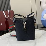 Bagsaaa GG mini bucket shoulder bag black 782919 - 16 x 19.5 x 5.5 cm - 1