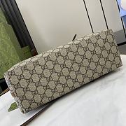 Bagsaaa Gucci GG Emblem small tote bag 815214 beige - 30cm - 3