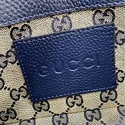 Bagsaaa Gucci GG super mini bag ‎795213 navy blue - 20x13x5cm - 3