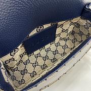 Bagsaaa Gucci GG super mini bag ‎795213 navy blue - 20x13x5cm - 2