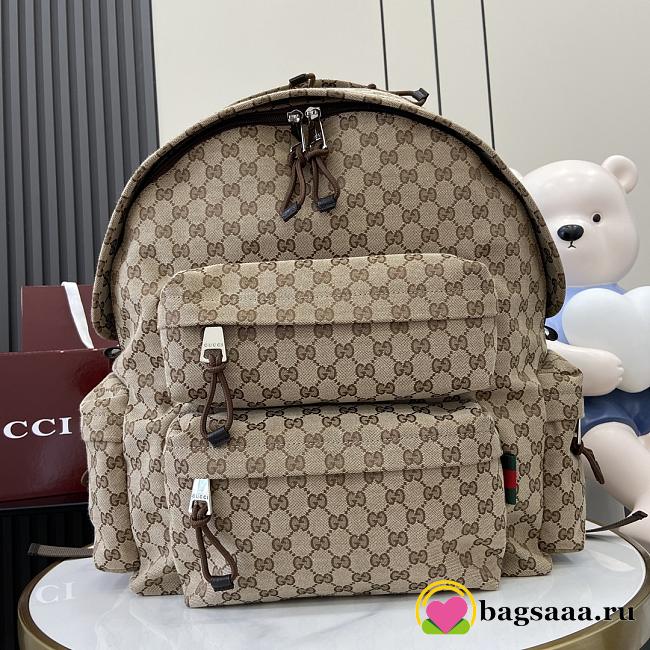 Bagsaaa Gucci Large backpack with Gucci logo - 48cm - 1