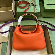 Bagsaaa Gucci Diana small shoulder bag ‎746251 orange - 24x15x5cm - 1