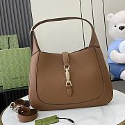 Bagsaaa Gucci Jackie 1961 medium shoulder bag 810229 brown - 35 x 32 x 5.5cm - 1