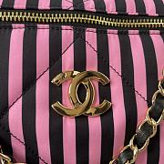 Bagsaaa Chanel Large Bowling Bag AS4696 Pink & Black - 20 × 35 × 18 cm - 2