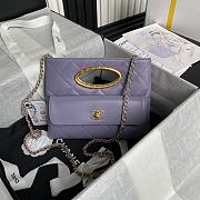 Bagsaaa Chanel Clutch AS5038 Purple - 19 × 25 × 3 cm - 1