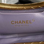 Bagsaaa Chanel Clutch AS5038 Purple - 19 × 25 × 3 cm - 3