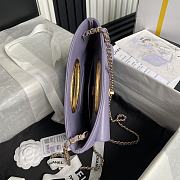 Bagsaaa Chanel Clutch AS5038 Purple - 19 × 25 × 3 cm - 2