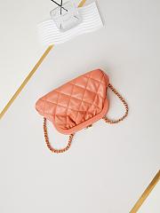 Bagsaaa Chanel Clutch Lambskin Coral AS4717 - 16 × 24 × 8 cm - 2