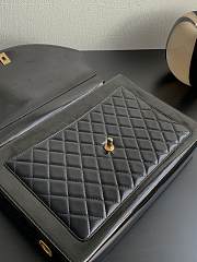 Bagsaaa Chanel Briefcase AS5016 Black Patent Crumpled Lambskin - 23 × 36 × 7 cm - 4