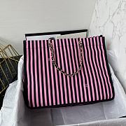 Bagsaaa Chanel Shopping Bag AS4693 Black & Pink - 31 × 36 × 18 cm - 3