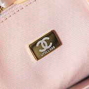 Bagsaaa Chanel Top Handle Light Pink Wool Tweed AS3969 - 20 × 27.5 × 7.5 cm - 2