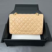 Bagsaaa Chanel Flap Bag Light Beige Caviar & Gold - 25cm - 3