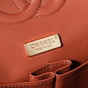 Bagsaaa Chanel Flap Bag Classic 11.12 Gradient Lambskin Brown A01112 - 15.5 × 25.5 × 6.5 cm - 4