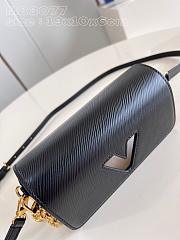 Bagsaaa Louis Vuitton M83077 Twist West Pochette Bag Black - 19 x 10.5 x 6.5 cm - 2