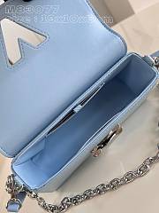 Bagsaaa Louis Vuitton M83478 Twist West Pochette Bag Ice Blue - 19 x 10.5 x 6.5 cm - 4