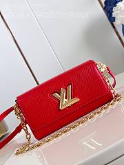 Bagsaaa Louis Vuitton M83593 Twist West Pochette Bag Red - 19 x 10.5 x 6.5 cm - 1