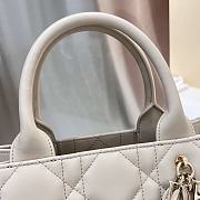 Bagsaaa Small Dior Book Tote Powder Beige Macrocannage Calfskin - 26.5 x 22 x 14 cm - 2