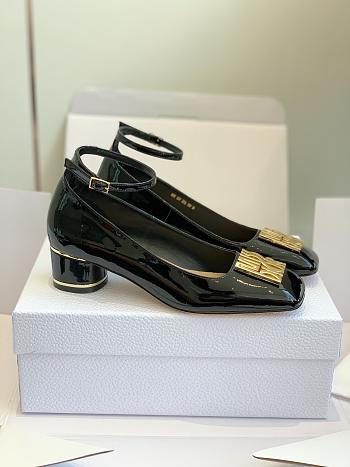 Bagsaaa Miss Dior Pump Black Patent Calfskin