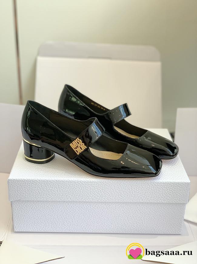 Bagsaaa Miss Dior Pump Black Patent Calfskin (KDV268VNI) - 1