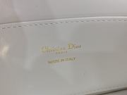 Bagsaaa Miss Dior Flap Bag White and Black Miss Dior Graffiti Printed Calfskin - 22 x 11 x 6 cm - 4