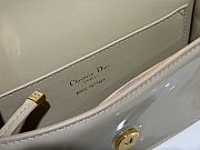 Bagsaaa Miss Dior Flap Bag Rope Beige Patent Calfskin - 22 x 11 x 6 cm - 2