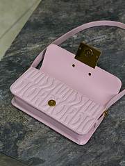 Bagsaaa Miss Dior Flap Bag Pink Quilted Miss Dior Allover Calfskin - 22 x 11 x 6 cm - 3