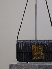 Bagsaaa Miss Dior Flap Bag Black Quilted Miss Dior Allover Calfskin - 22 x 11 x 6 cm - 4