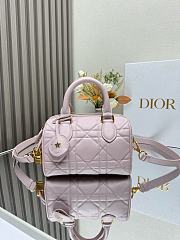 Bagsaaa Dior Groove 20 Bag Pale Pink Macrocannage Calfskin - 20.5 x 13.5 x 12 cm - 1