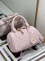 Bagsaaa Dior Groove 20 Bag Pale Pink Macrocannage Calfskin - 20.5 x 13.5 x 12 cm - 4