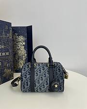 Bagsaaa Dior Groove 20 Bag Blue Denim Dior Oblique Jacquard - 20.5 x 13.5 x 12 cm - 1