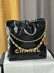 Bagsaaa Chanel 22 Mini Handbag Black & Imitation Pearls AS3980 - 20×19×6 Cm - 1