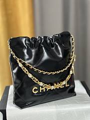 Bagsaaa Chanel 22 Mini Handbag Black & Imitation Pearls AS3980 - 20×19×6 Cm - 2