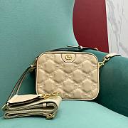 Bagsaaa GG Matelassé Small Shoulder Bag ‎702234 Beige - 21.5 x 17 x 7.5 cm - 1