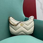 Bagsaaa Gucci GG Marmont small shoulder bag 777263 white - 17 x 26 x 4cm - 1