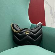 Bagsaaa Gucci GG Marmont small shoulder bag 777263 black - 17 x 26 x 4cm - 1