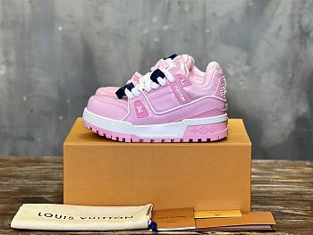 Bagsaaa Louis Vuitton LV Trainer Maxi Sneaker Pink