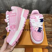 Bagsaaa Louis Vuitton LV Trainer Maxi Sneaker Pink - 2