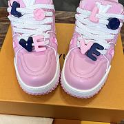 Bagsaaa Louis Vuitton LV Trainer Maxi Sneaker Pink - 3