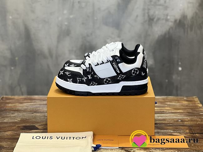 Bagsaaa Louis Vuitton LV Trainer Maxi Sneaker Black - 1