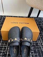 Bagsaaa Louis Vuitton LV Cosy Flat Comfort Clog Black - 3