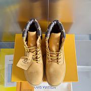 Bagsaaa Louis Vuitton LV x Timberland Ankle Boot Beige - 4