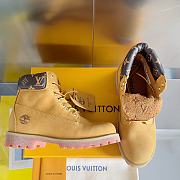 Bagsaaa Louis Vuitton LV x Timberland Ankle Boot Beige - 3