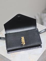 Bagsaaa YSL Mini Envelope Black & Adjustable Strap 785281 - 19 x 12 x 4 cm - 3