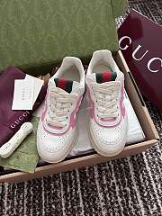 Bagsaaa Gucci Women's Gucci Re-Web sneaker 785728 White & Pink - 1