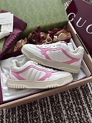 Bagsaaa Gucci Women's Gucci Re-Web sneaker 785728 White & Pink - 4