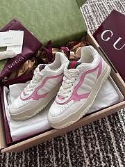 Bagsaaa Gucci Women's Gucci Re-Web sneaker 785728 White & Pink - 2